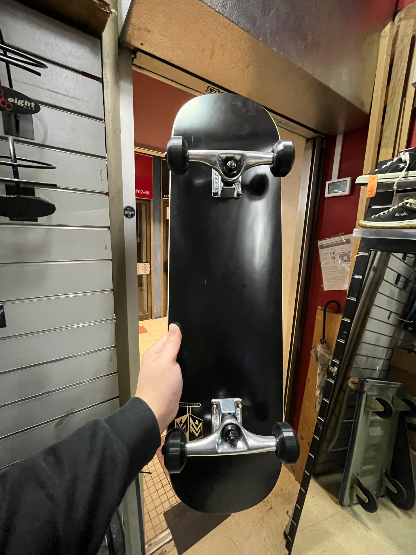 Mini Logo Complete Skateboard Black 8”