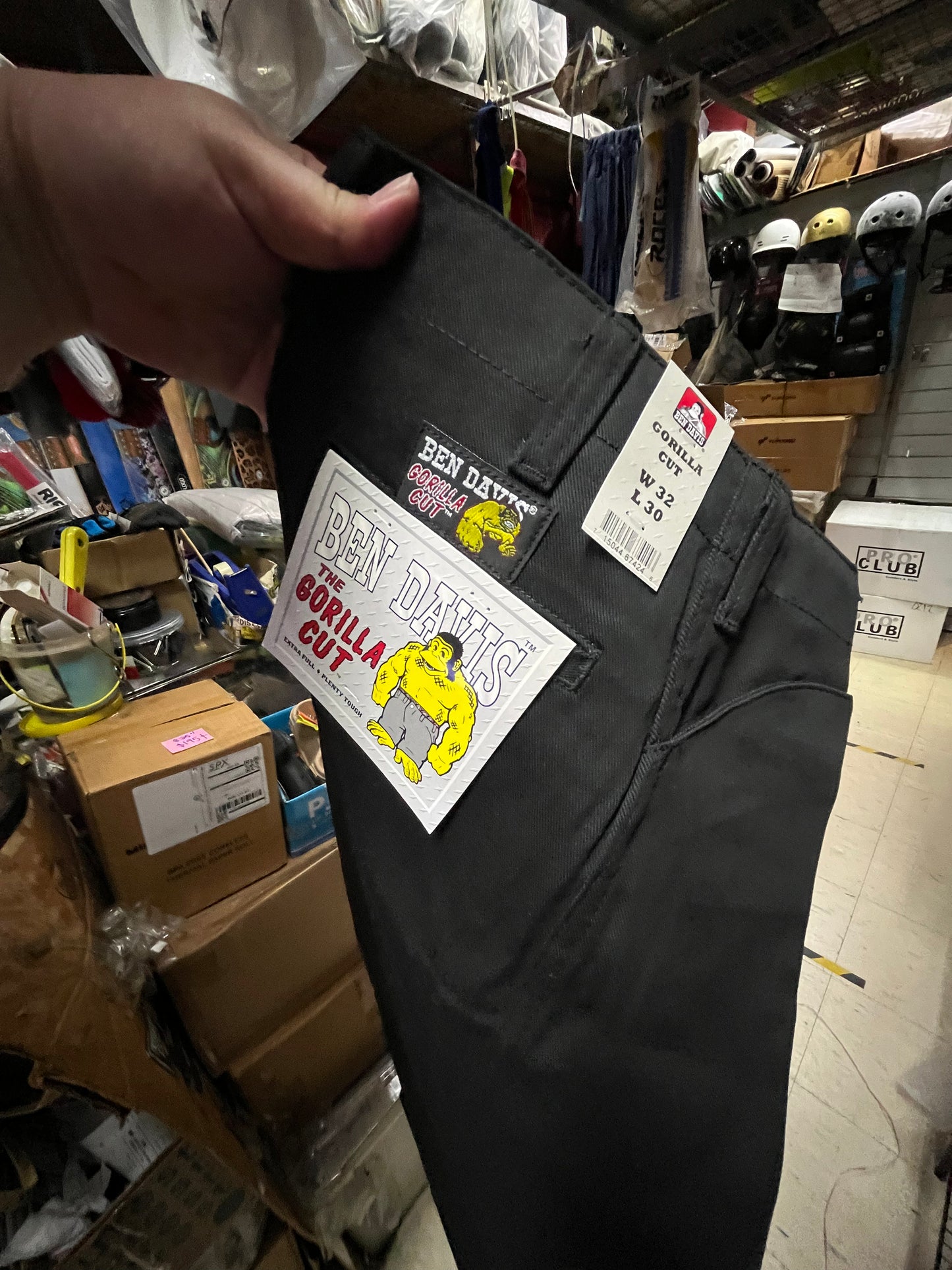 Ben Davis Gorilla Fit Work Pants Black