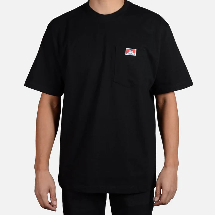 Ben Davis Heavy Duty Short Sleeve Pocket T-Shirt - Black – Spitfire Skate
