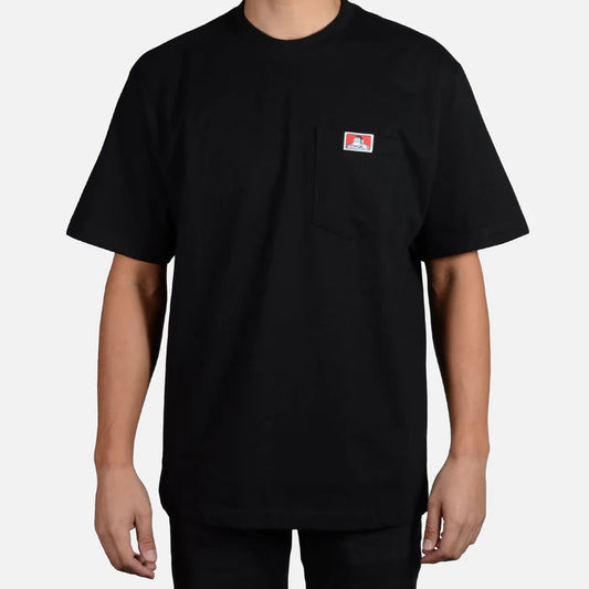 Ben Davis Heavy Duty Short Sleeve Pocket T-Shirt - Black