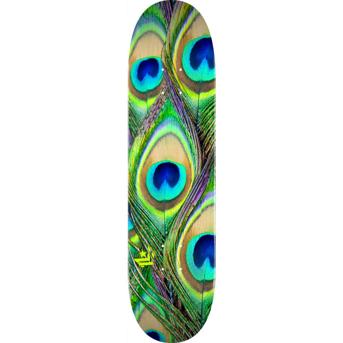 MINI LOGO PEACOCK FEATHER "18" SKATEBOARD DECK 243 K20 - 8.25 X 31.95