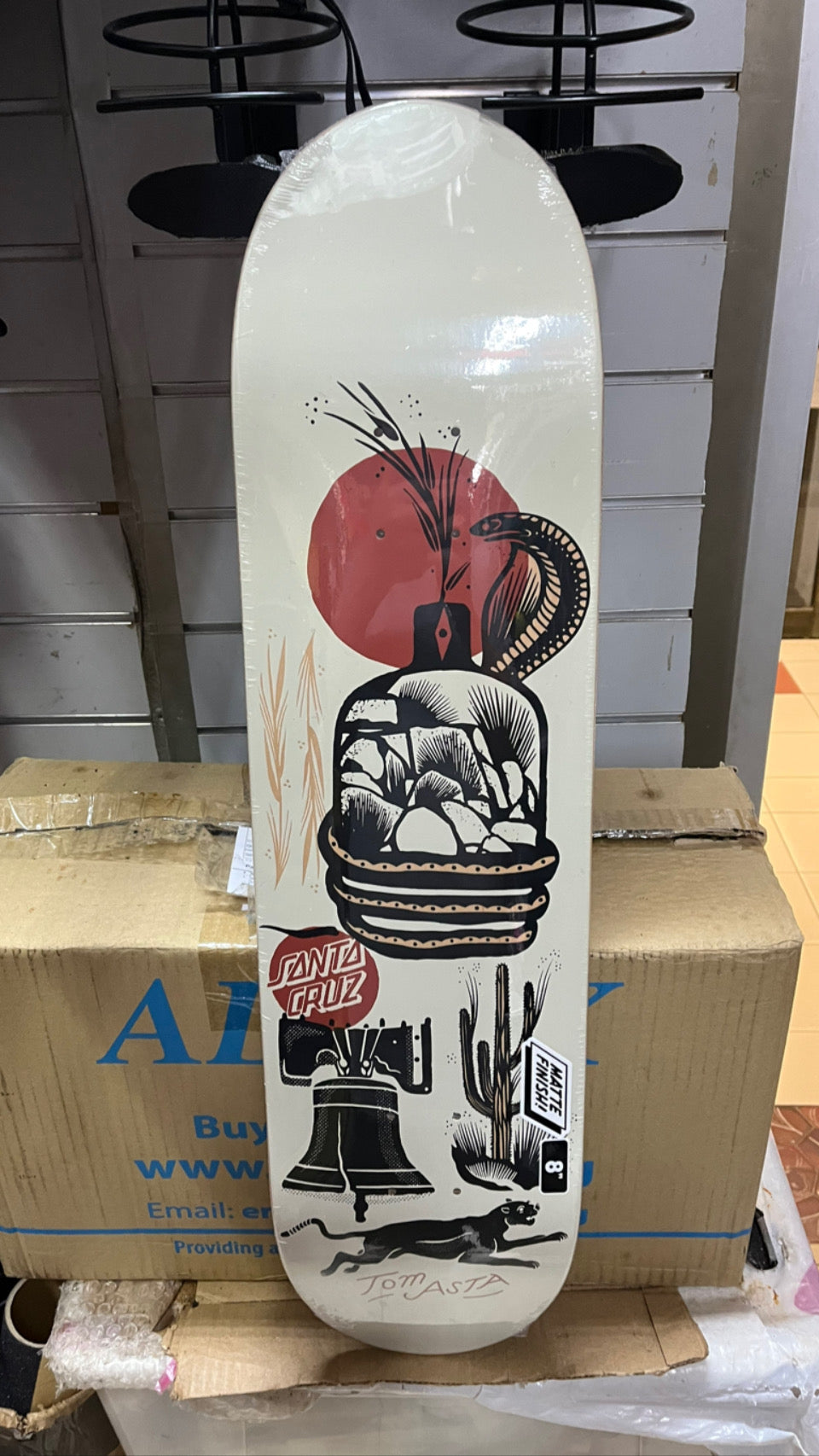 Santa Cruz Skateboard Deck Asta 8”