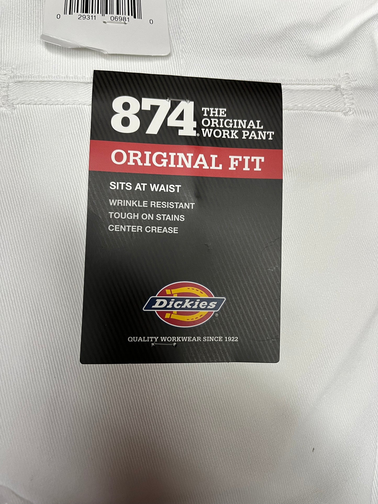 Dickies 874 Original Fit Work pant White