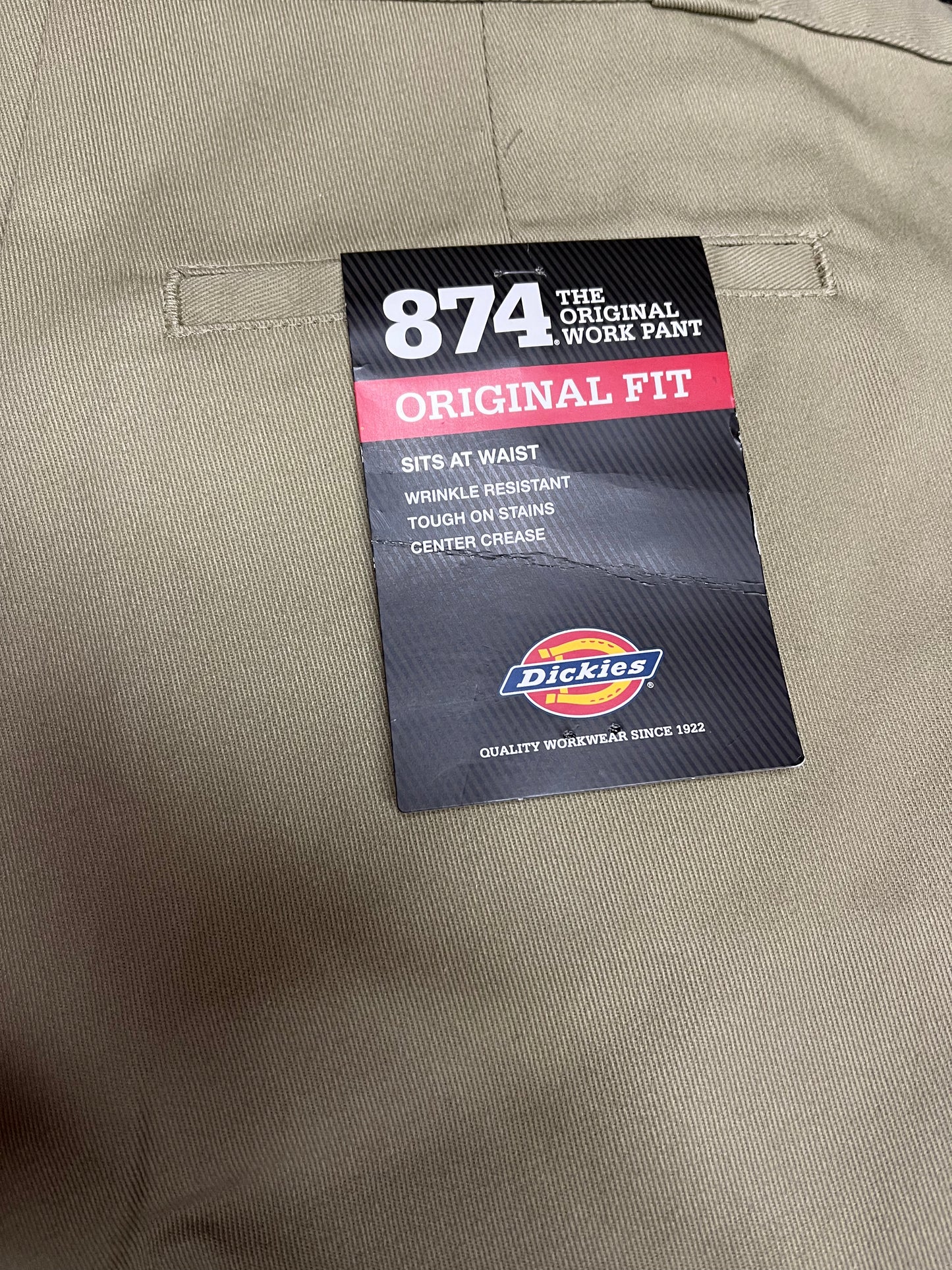 Dickies 874 Original Fit Work Pants Khaki