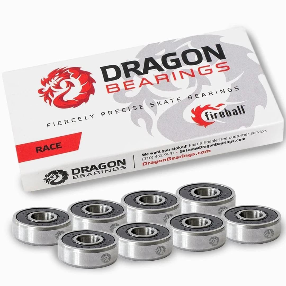 Dragon skateboard bearings race 8 pack