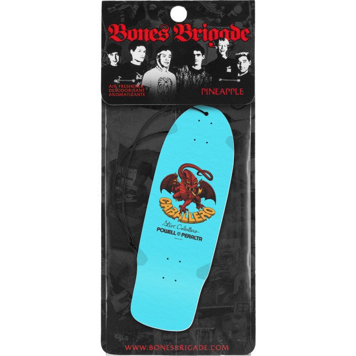 Bones Brigade Steve Caballero Light Blue Air Freshener - Pineapple Scent