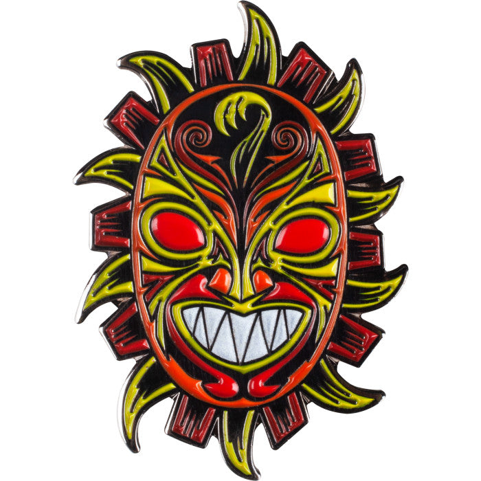 Powell Peralta Guerrero Mask Lapel Pin Glow in the Dark Teeth