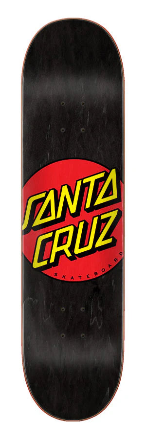 Santa Cruz Skateboard Deck Classic dot black 8.25”