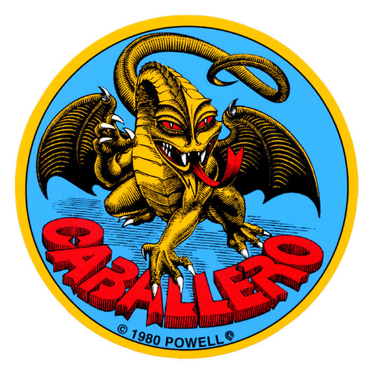 Powell Peralta Bones Brigade Caballero Dragon Sticker