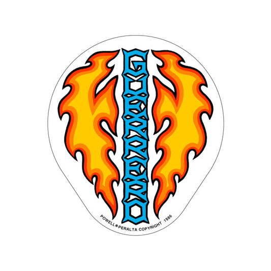 Powell Peralta Bones Brigade Guerrero dagger Sticker