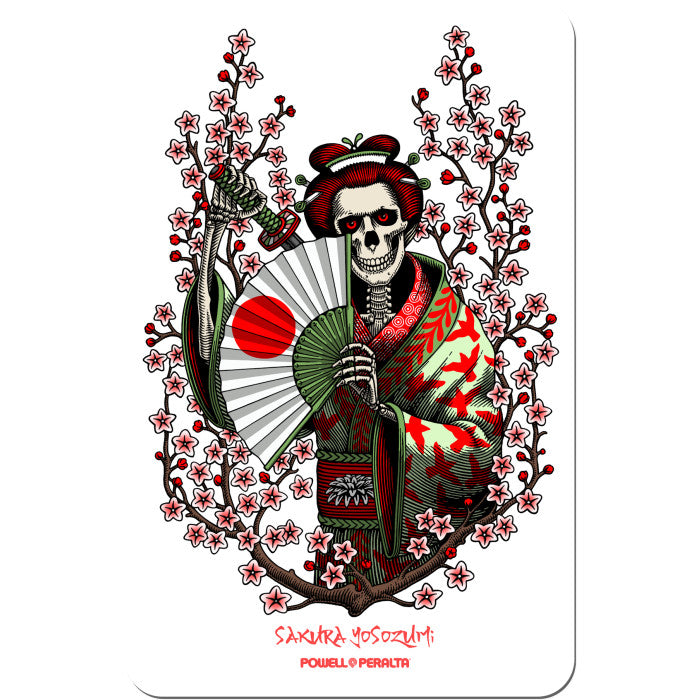 Powell Peralta Yosozumi Samurai Sticker