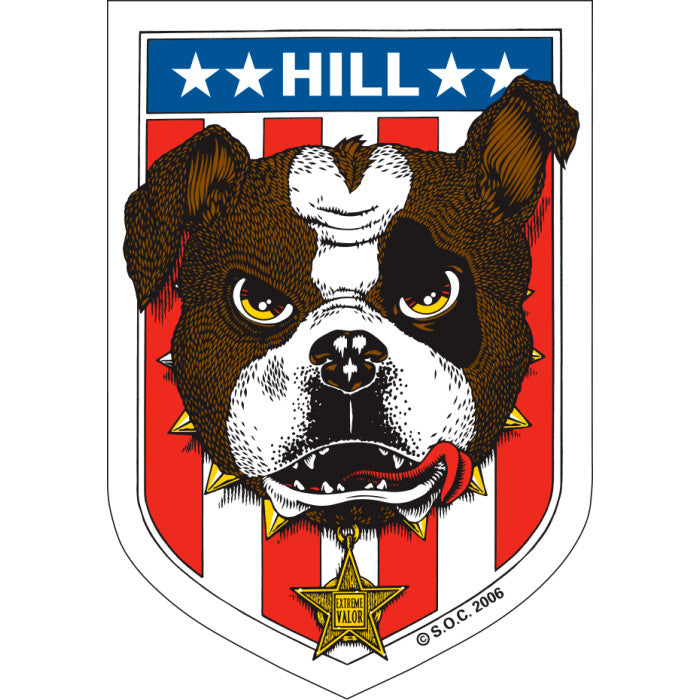 Powell Peralta Hill Bulldog Sticker