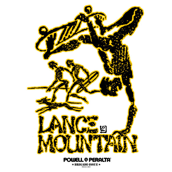 Powell Peralta Bones Brigade Lance Mountain Primitive Sticker