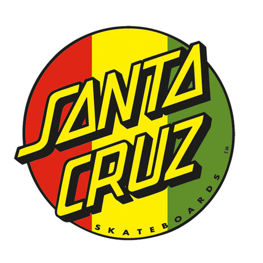 Santa Cruz Rasta Dot Sticker 3”