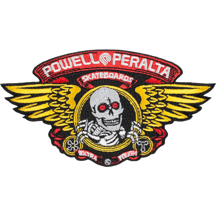 Powell Peralta winged ripper iron on patch