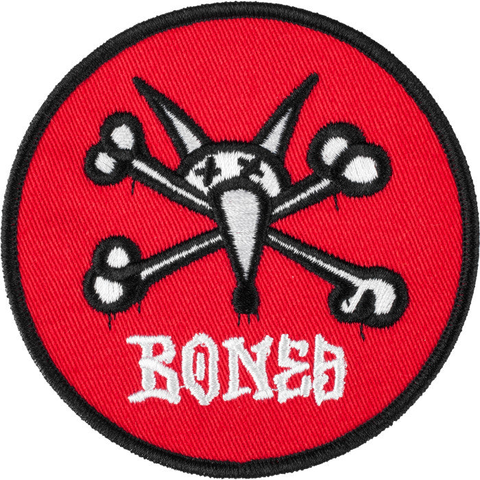 Bones vato rat iron on patch