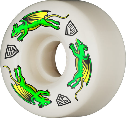 Powell Peralta Dragon Formula Nano Rats Skateboard Wheels 52mm x 34mm 93A 4pk