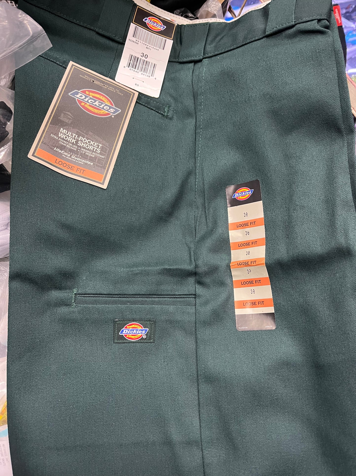 Dickies 42283 13” Loose Fit Work Shorts Green Hunter