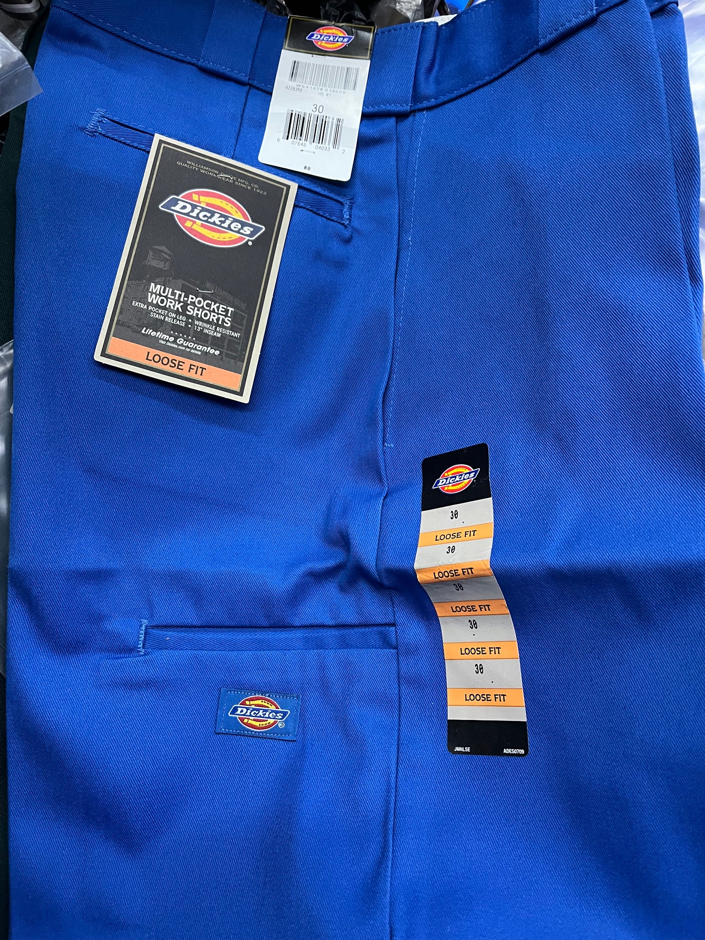 Dickies 42283 13” Loose Fit Work Short Royal Blue