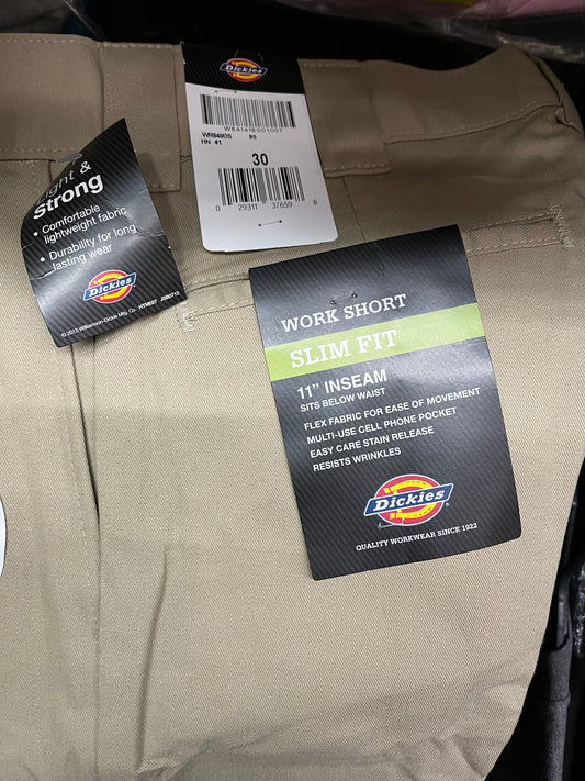 Dickies 849 11” Slim Fit Work Short Khaki