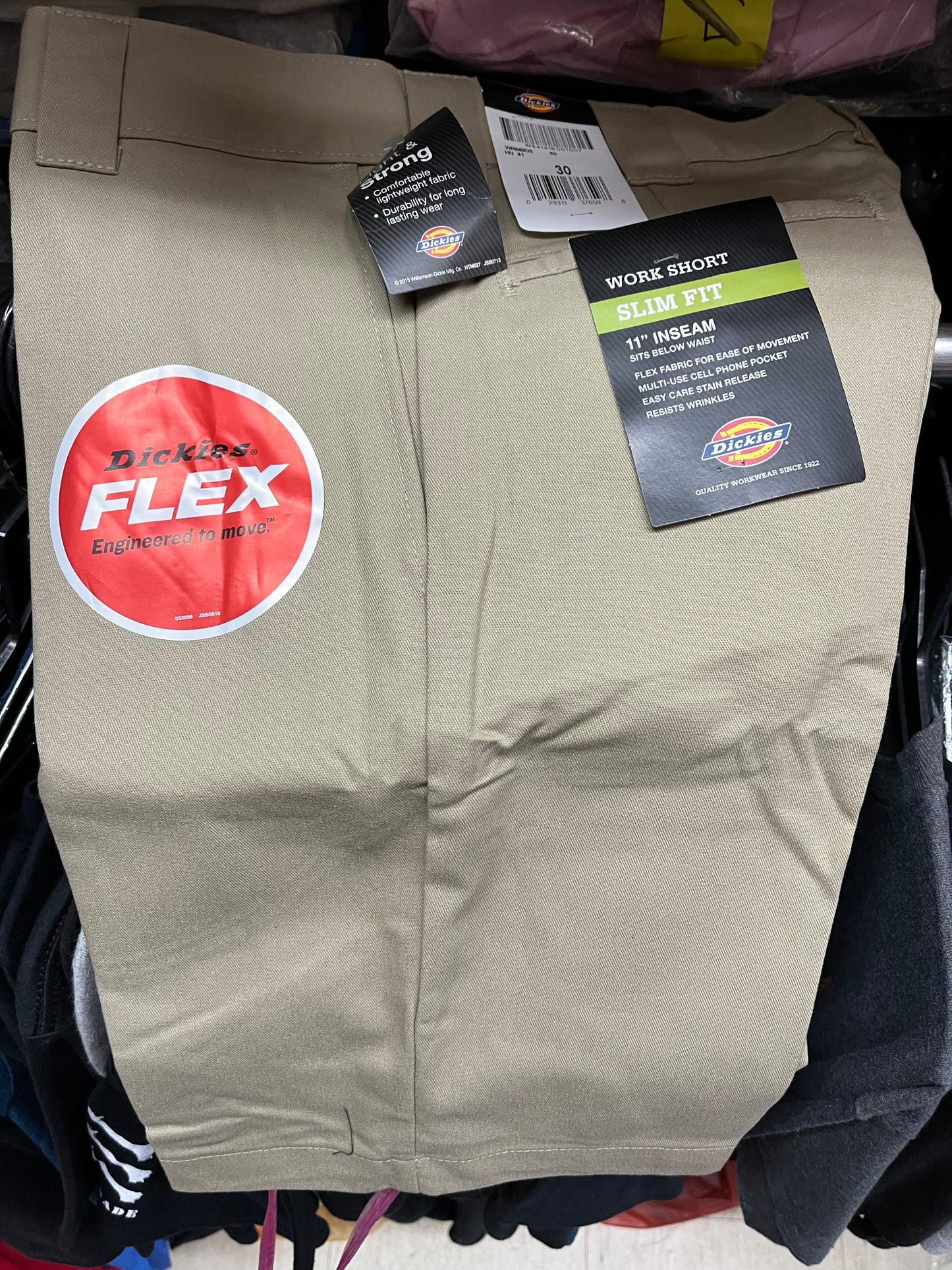 Dickies 849 11” Slim Fit Work Short Khaki
