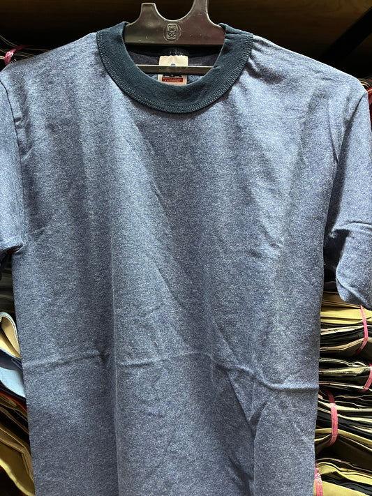 Alstyle AAA Ringer T shirt Denim Heather size Large