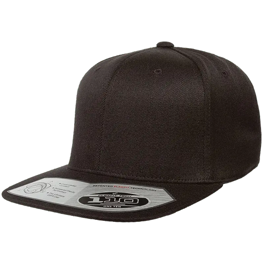 Yupong Flexfit 110 Snap Back Cap Black