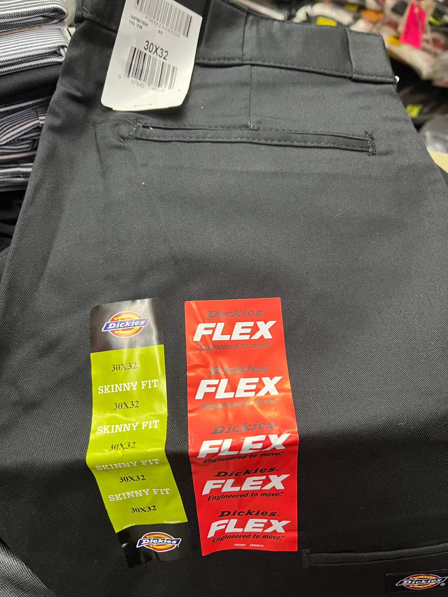 Dickies 801 Skinny Fit Work Pant Black