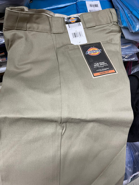 Dickies 42274 13” Loose Fit   Work Shorts Khaki