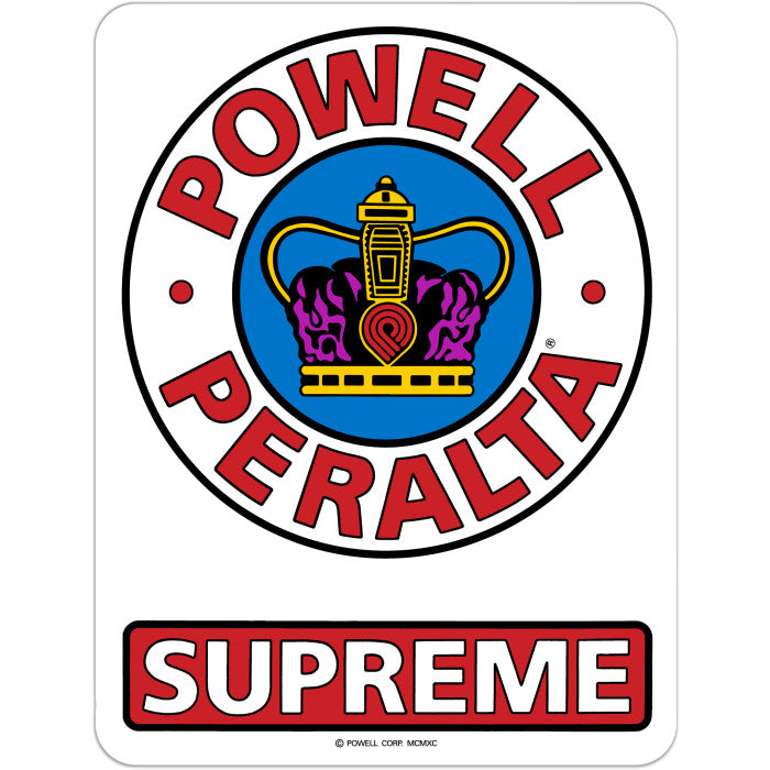 Powell Peralta Supreme OG 6” Skateboard Sticker