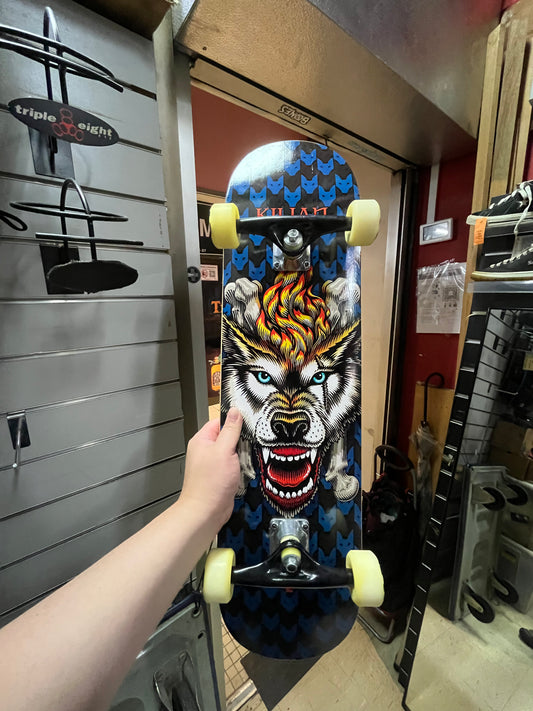 Powell Peralta Complete Skateboard Kilian Wolf Blue 8”