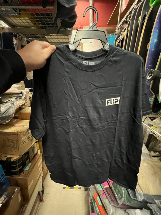 Flip Skateboard T Shirt Black