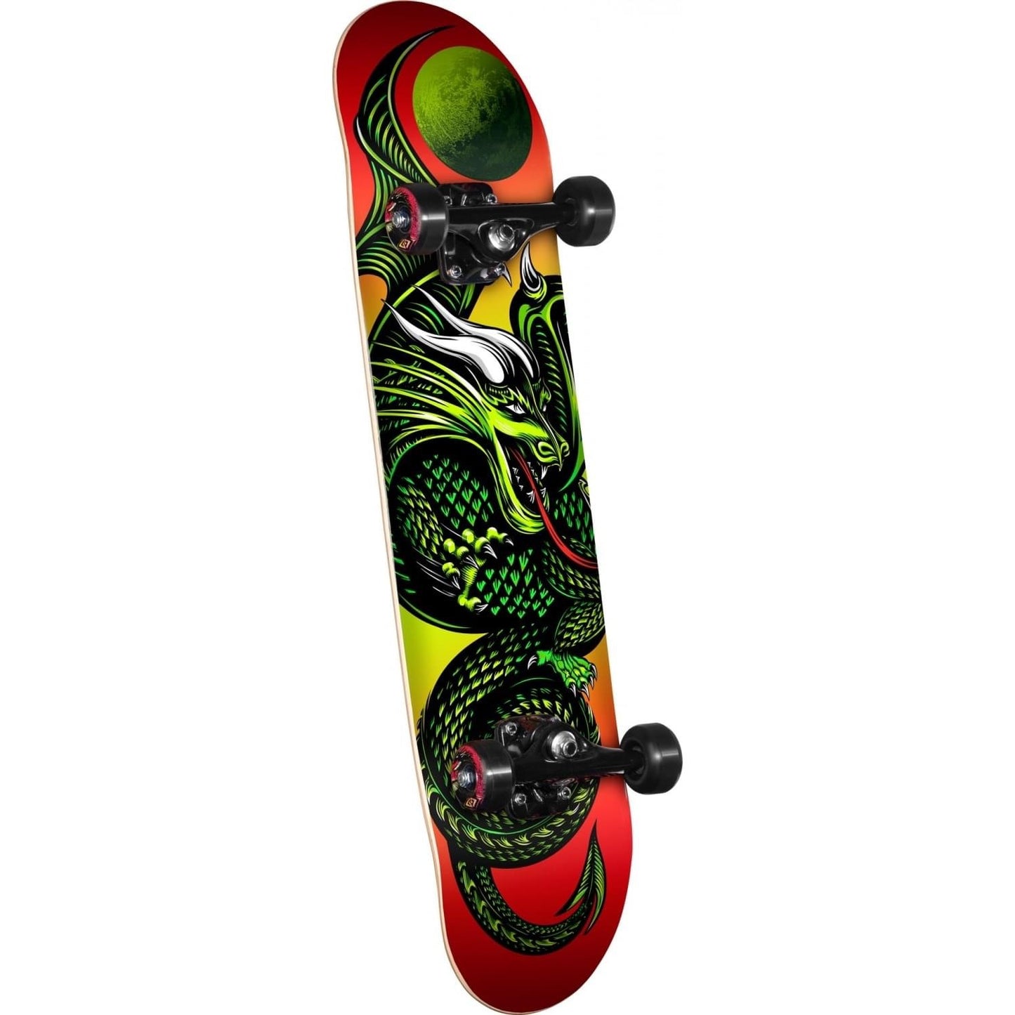 Powell Golden Dragon skateboard complete knight dragon 7.5”x28”