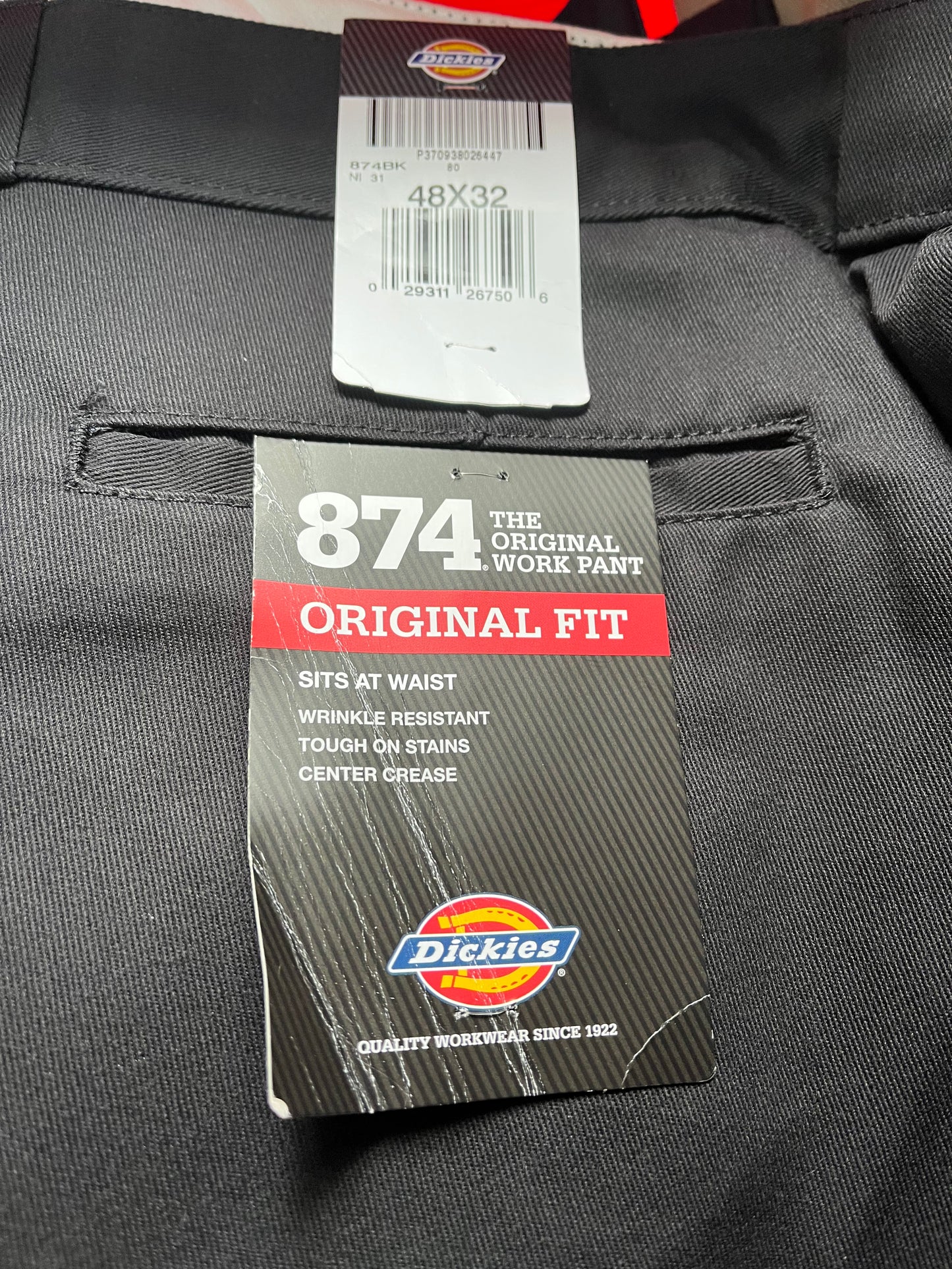 Dickies 874 Original Fit work pants Black