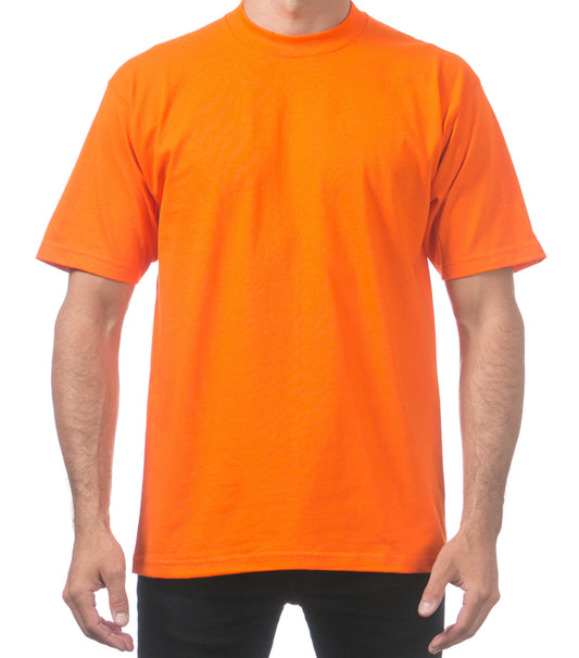 Pro Club Men’s Heavyweight T Shirt Orange