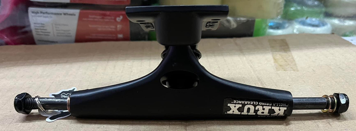 KRUX skateboard trucks black 8”