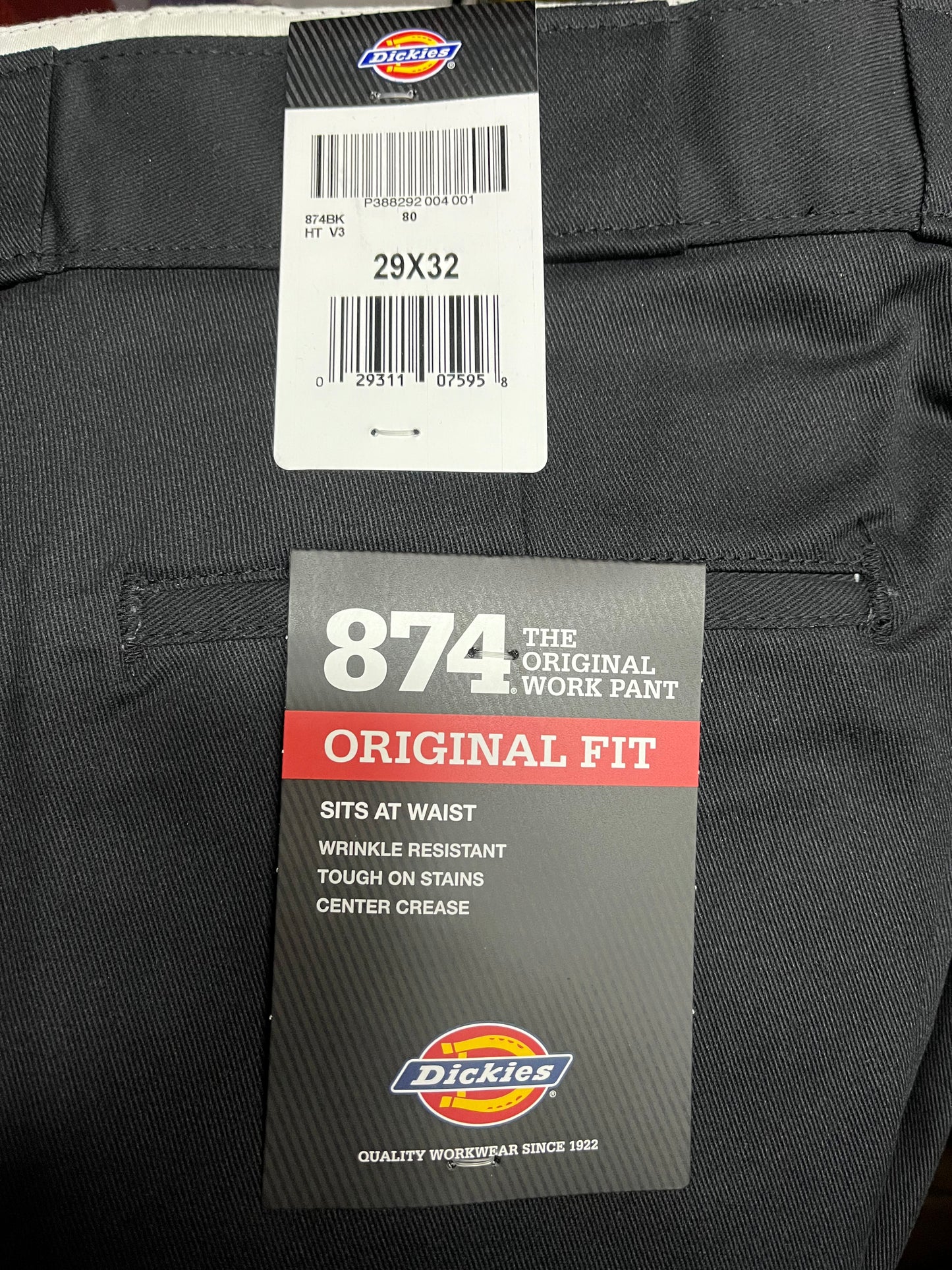 Dickies 874 Original Fit work pants Black