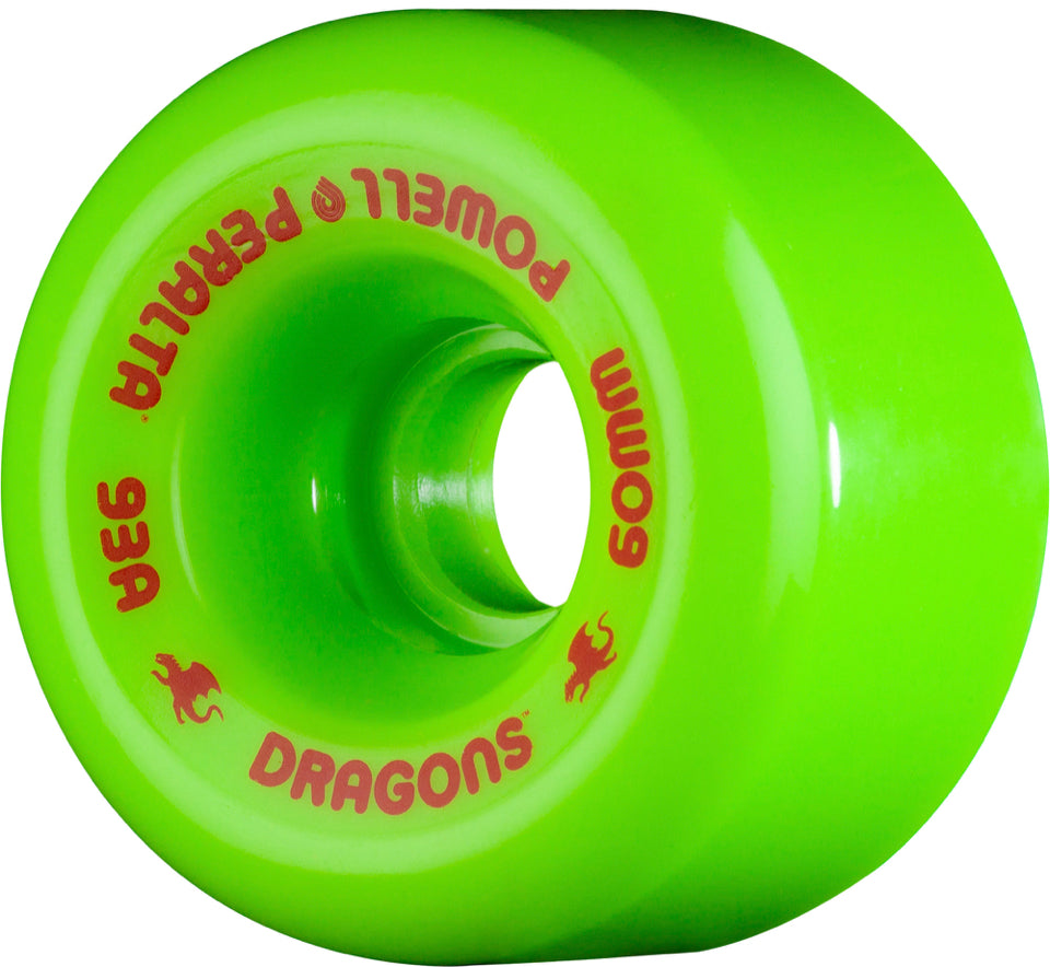 Powell Peralta Dragon skateboard wheels 4 pack 93a