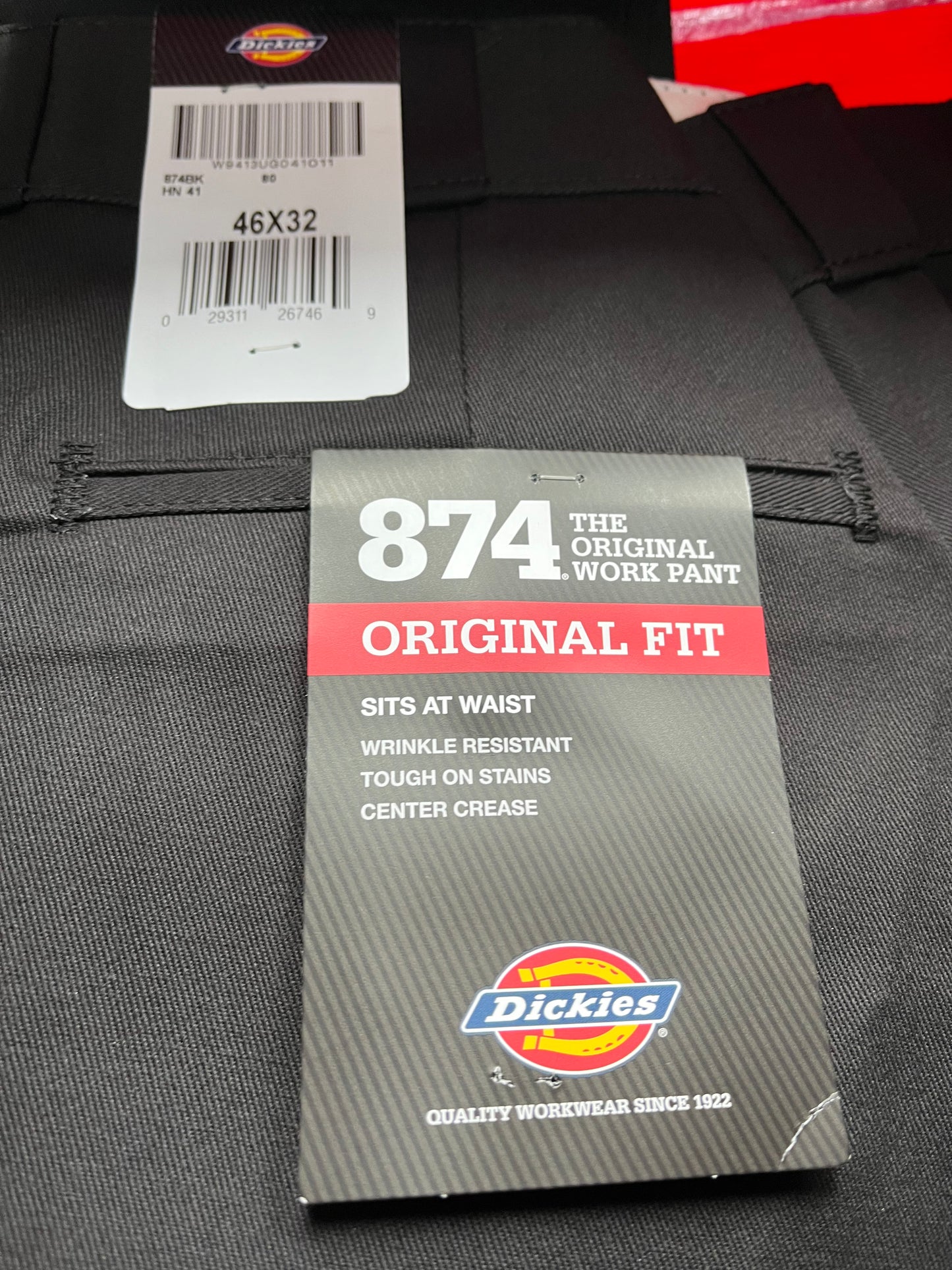 Dickies 874 Original Fit work pants Black