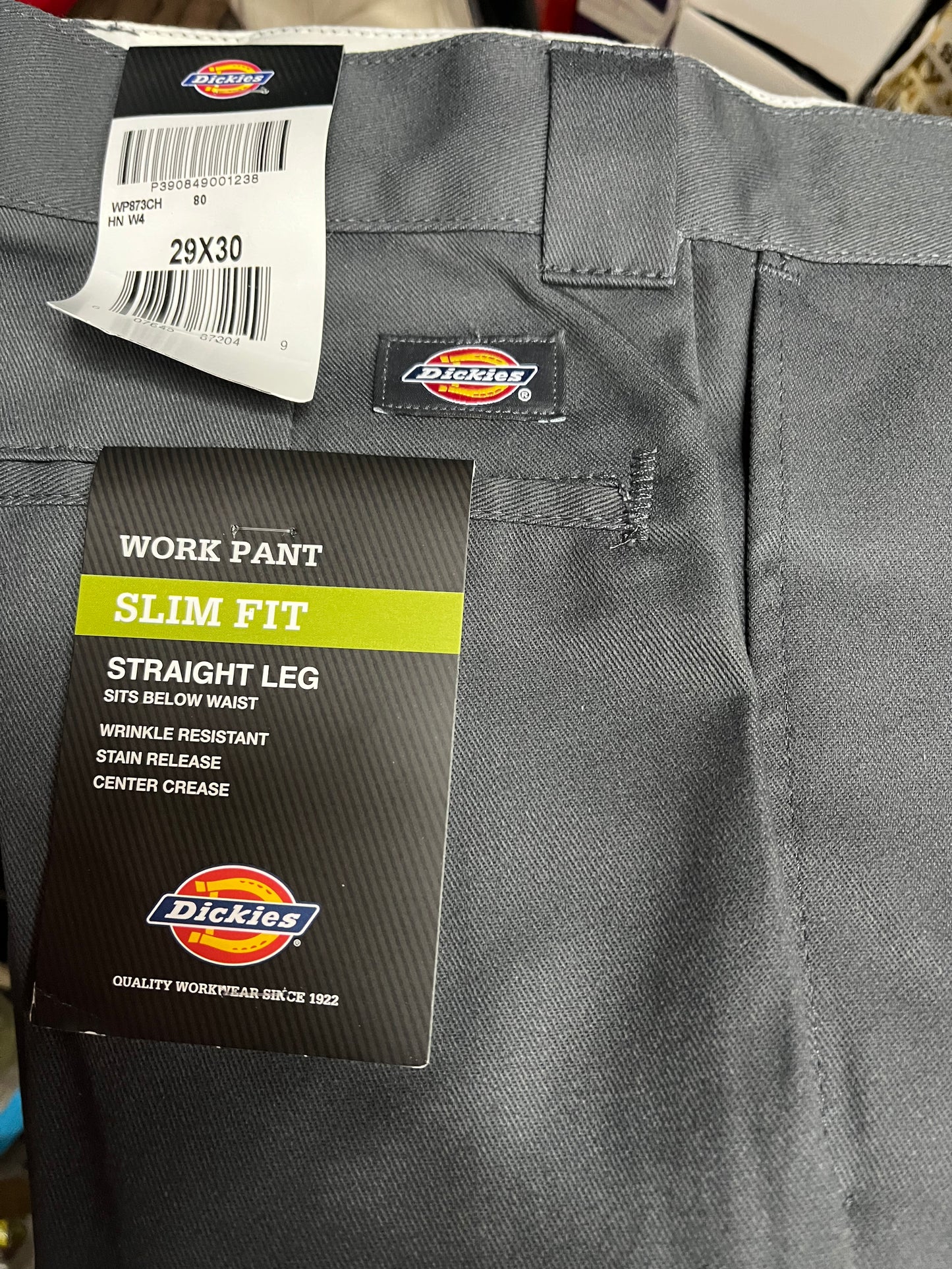 Dickies 873 Slim Fit work pants Charcoal