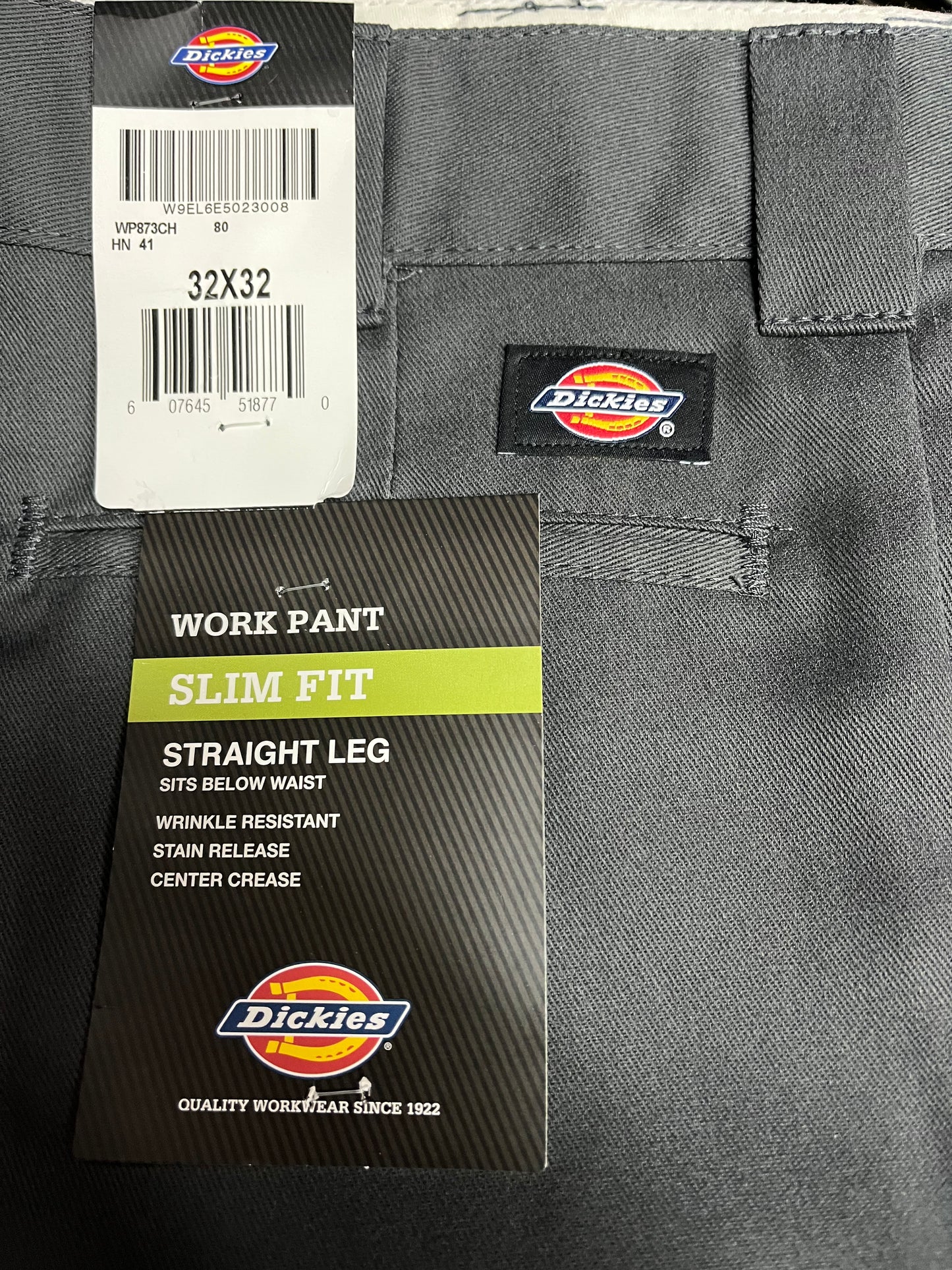 Dickies 873 Slim Fit work pants Charcoal