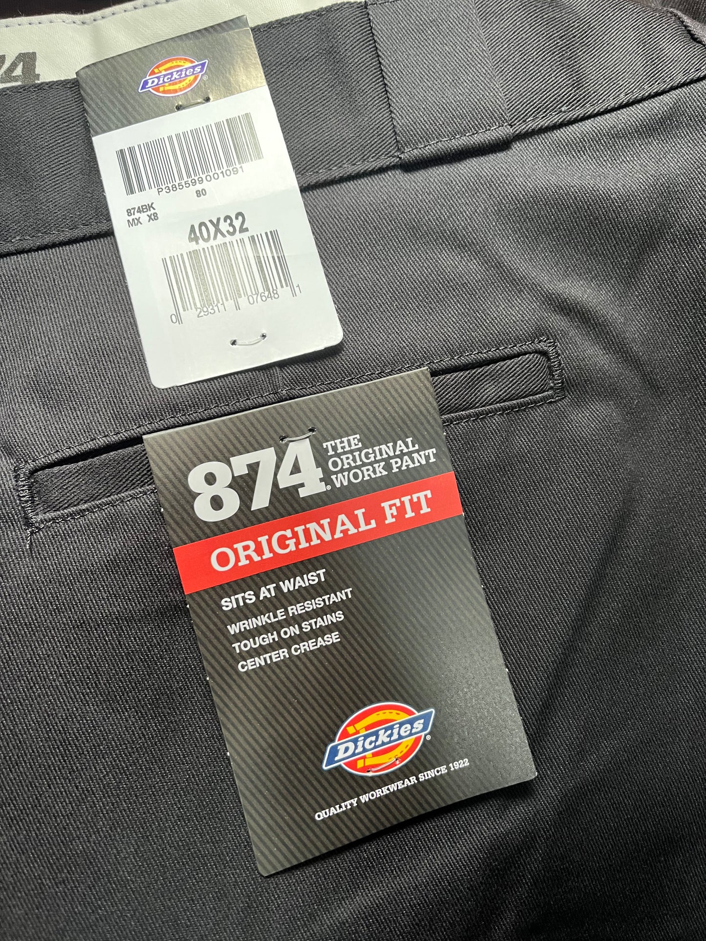 Dickies 874 Original Fit work pants Black