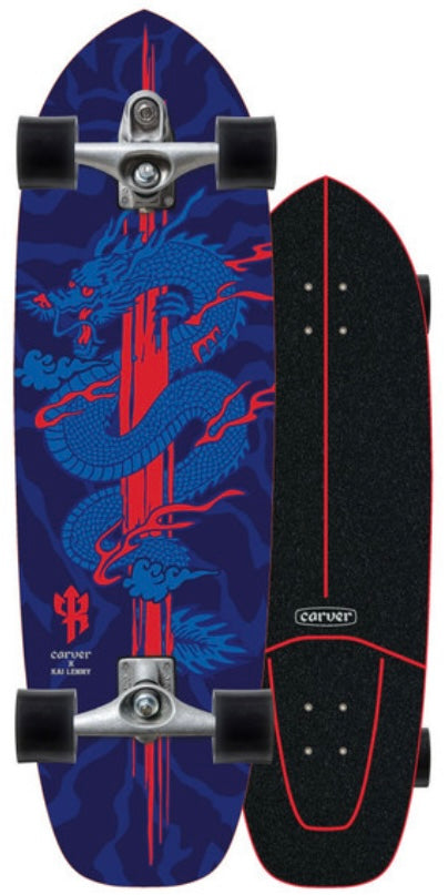 Carver skateboards Kai Lenny dragon 34”