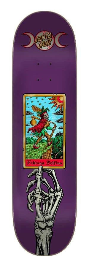 Santa Cruz skateboard deck VX Delfino tarot 8.25”