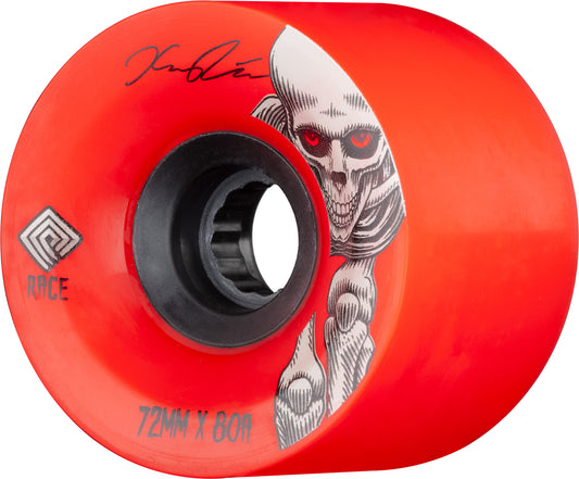 Powell Peralta downhill skateboard wheels 72mm  80a Red