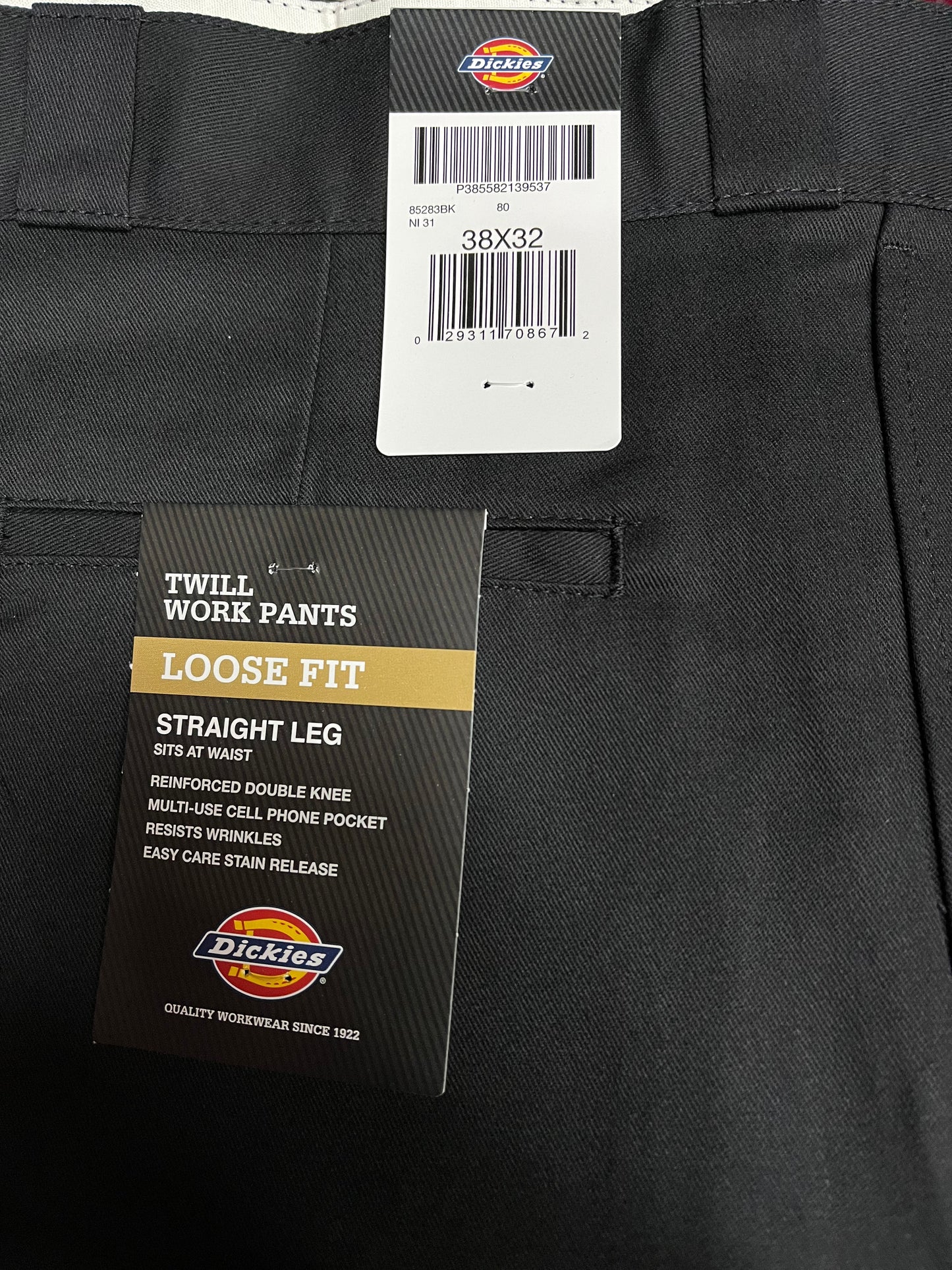 Dickies 85283 Loose Fit double knee work pants black