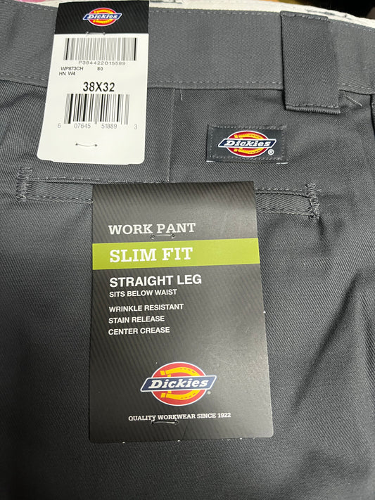 Dickies 873 Slim Fit work pants Charcoal
