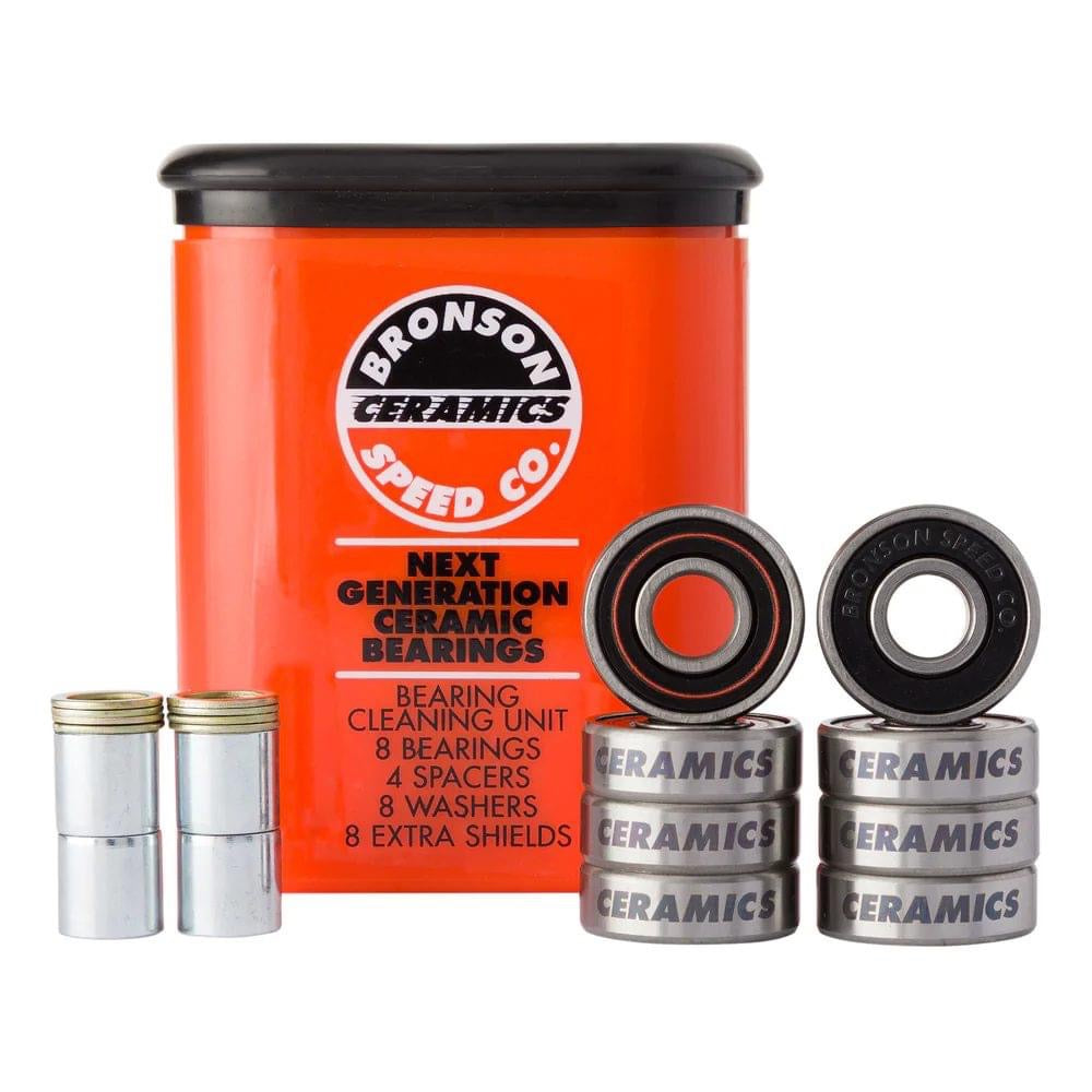 Bronson Ceramics skateboard bearings 8 pack