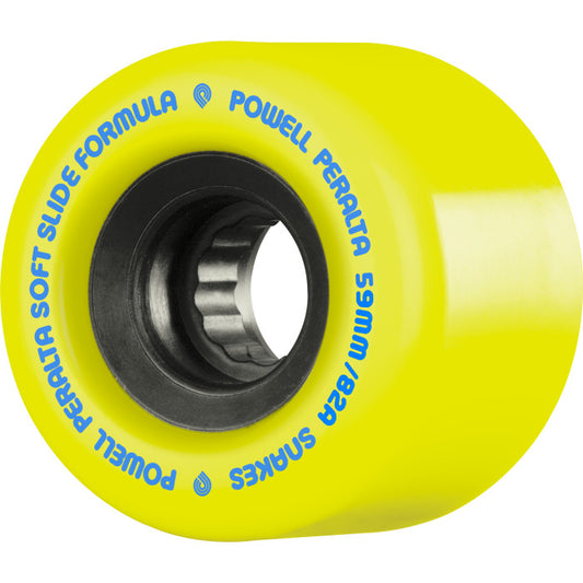 Powell Peralta Skateboard wheels G Slides 59mm 82a Yellow