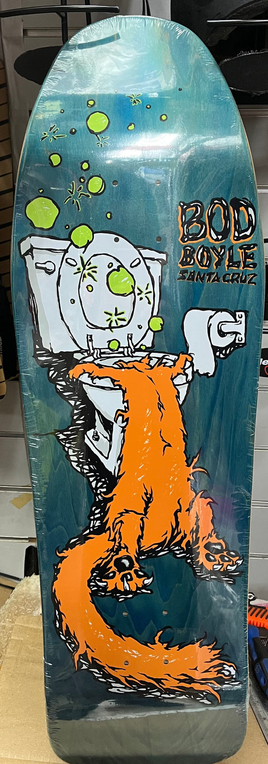 Santa Cruz Bob Boyle sick cat 9.99”x31.78” skateboard deck